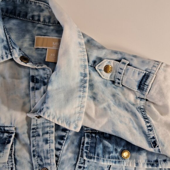 Michael Kors Denim Shirt - Picture 6 of 14
